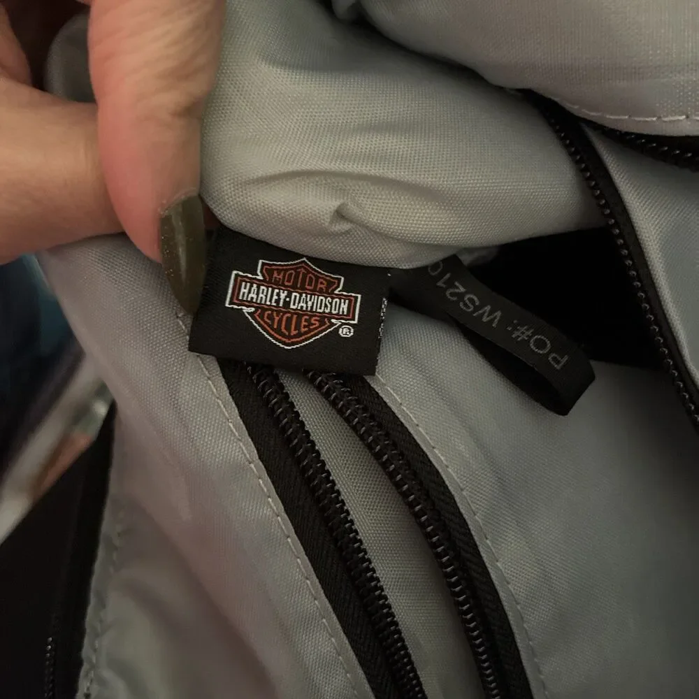 Harley-Davidson Tote Bag Orange “Ready For Road Trip To Grandpa’s” Padded